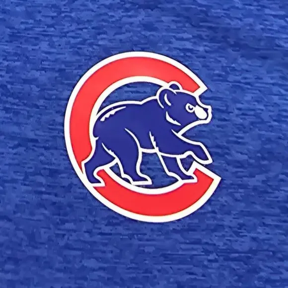 NWT Chicago Cubs Polo Shirt Mens Small Majestic Cool Base Graphic Print Baseball - Picture 5 of 12